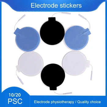 10pcs Elektródy Podložky Vodivého Gélu Svalový Stimulátor Desiatky Patch/Nálepka pre ElectricPulse Akupunktúrnej Liečby Tela Masér