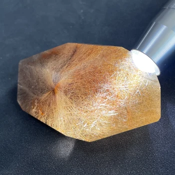 188 g Prírodného Kameňa Quartz Rutilated Netradičné Leštené Crystal Dekorácie Rock Darček Reiki Liečenie B445