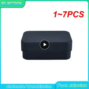1~7PCS x 2.4 x o 0,8 palca Kovového Obdĺžnikový Závesné Tin Box Veko Nádoby Prenosný Rámček Malých Skladovanie Auta Domov
