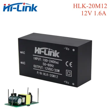 2 ks/veľa HLK-20M12 220v na 12V 20W 1,6 A AC DC Converter Mini Prepínač izolované krok dole modul napájania OEM/ODM CE, FCC 20M12
