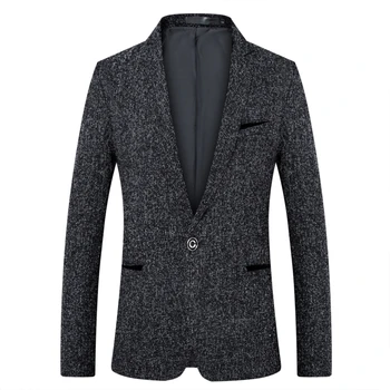 2023 Jeseň Zima Nové Obleky Sako Pánske Kórejský Slim Farbou Smart Casual Kabát Business Pánske Obleky Bunda Oblek, Sako