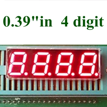 20PCS 4bit 4 bit Spoločná katóda Pozitívne Digitálne Trubice 0.39