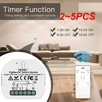 2~5 KS Smart WiFi Svetelný LED Dimmer Prepínač Inteligentný Život/Tuya APLIKÁCIU Diaľkové Ovládanie, 1/2 Way Switch,Pracuje s Alexa Echo Domov