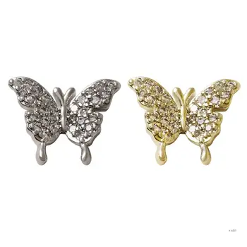 3D Nail Art Charms Butterfly-Nail Art, Kamienky Drahokamy Crystal,3D Nail Art, Ozdoby Kovový Klinec Klincami na Nechty, Šperky