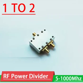 5-1000Mhz Moc Delič RF power splitter 1 2 Power Delič Senzory pre VHF UHF 433M 915M 868M SDR Baník Ham Rádio zosilňovač