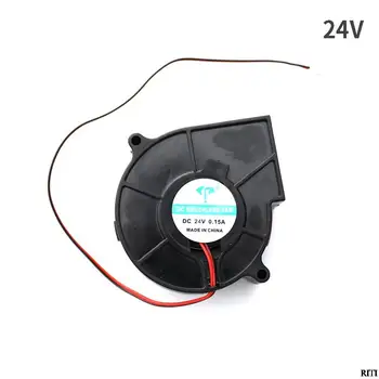 5V 12V 24V USB 75mm x 30 mm Turbíny Odstredivý Ventilátor Chladiaci Ventilátor