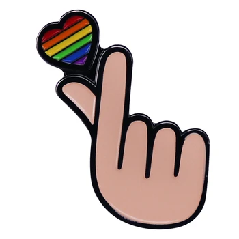 A2314 Cartoon Rainbow LGBT Brošňa pre Odevné, Dekoratívne Smalt Kolíky Preklopke Kolíky Batoh Aktovku Odznaky Príslušenstvo Šperky