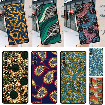 Africký Štýl Textílie Tlač Veci Pre Samsung Galaxy S23 Ultra S22 S21 S20 FE S8 S9 S10 Plus Poznámka 10 20 Zadný Kryt Plášťa