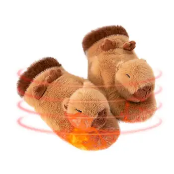 Anime Zimné Rukavice Capybara Dizajn Plyšové Zviera Snežných Skútrov Palčiaky Teplé Zimné Rukavice Snowboardové Rukavice Snehu Rukavice Pre Ženy