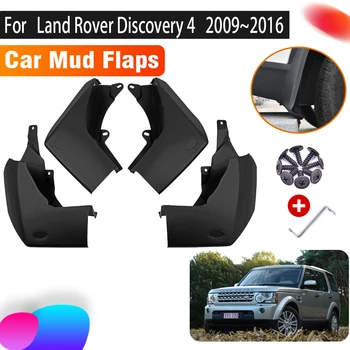 Auto Land Rover Discovery 4 L319 LR4 2010~2016 Auto Blato Klapka Splash Guard Predné, Zadné, Anti-splash Blatníky Blatník Auto Príslušenstvo