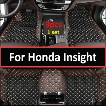 Auto Podlahové Rohože Pre Honda Insight ZE2 ZE3 2010~2014 Auto Nohy Podložky Mat Luxusné Kožené Koberce, Koberce, Interiérové Diely Auto Príslušenstvo