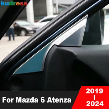 Auto Predné Dvere Pilier Trojuholník Kryt Výbava Pre Mazda 6 Mazda6 Atenza sedan 2019-2021 2022 2023 2024 Matný Interiérové Doplnky