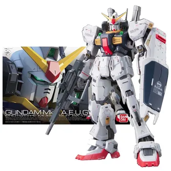 Bandai Obrázok Gundam Model Auta Anime Postavy RG 1/144 Mk 2 AEUG Mobile Suit Gunpla Akcie Obrázok Hračky Pre Chlapcov, detské Darčeky