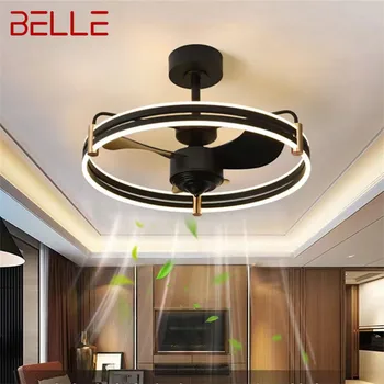 BELLE Nordic Stropný Ventilátor Svetlo Moderný Jednoduchý Kreatívny Dizajn LED S Diaľkovým ovládaním Dekor pre Domáce Obývacia Izba, Spálňa Lampa