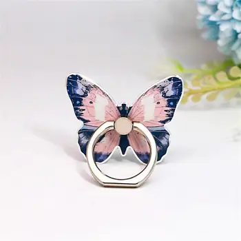 Butterfly Design Stenu Otočná Konzola Roztomilý Telefón Krúžok Držiak Na Prenosné Tvorivé Držiak Pre Univerzálne