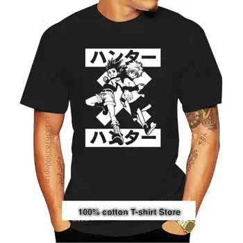 Camiseta negra auténtica de Hunter X Hunter, camisa de Anime Gon Kríž Killua, Ts4Hgd, 2Xl, 3Xl, 4Xl, 17Xl, nueva