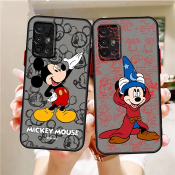 Cartoon Chlapec Mickey Mouse Pre Samsung A52 A53 A32 A33 A51 A71 A21S A13 A73 A50 A22 A12 A72 5G Matné Priehľadné Telefón Prípade