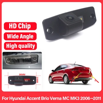 CCD s rozlíšením Full HD, rybie oko parkovacia Kamera Pre Hyundai Akcent Brio Verna MC MK3 2006 2007 2008 2009 2010 2011 Auta Zadnej strane Monitora