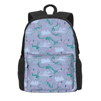 Disney Raya & Posledný Drak Sisu Sky Ženy Batoh Mochila 3D Tlač Módne Detí, Školské tašky Notebook Backpack Batoh Dieťa