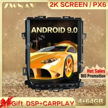 DSP Carplay Tesa - displej 4GB+64GB Android 9.0 Auto Multimediálny Prehrávač Pre Toyota Alphard 2008-2015 GPS Rádio Auto stereo vedúci jednotky