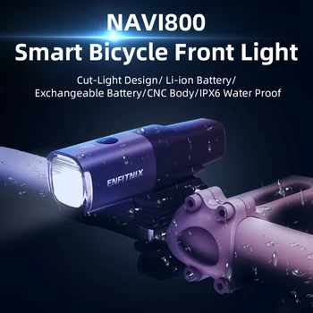 Enfitnix Navi800 Inteligentné Svetlomety USB Nabíjateľné Nepremokavé, Ľahké Cesty MTB Bike Inteligentné Svetlomety Pre Cyklistické Doplnky