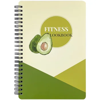 Fitness Notebook Program Plánovanie poznámkový blok Prenosné Vestník Plánovač pre Mužov Papier Cvičenie