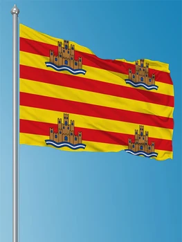 FLAGDOM 3X5Fts 90X150cm Španielsko španielsky Baleárske Ostrovy, Ibiza Vlajka
