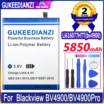 GUKEEDIANZI Batérie Li616077HTT (bv4900) 5850mAh pre Blackview BV4900Pro BV4900 Pro Smartphone kontakty batérie