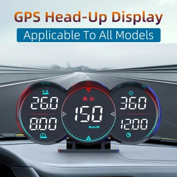 Hud Head Up Display Auto Príslušenstvo Novinka Auto Digitálne GPS Rýchlomer počítadlo kilometrov prekročenia rýchlosti Alarm Únava Jazdy Elektroniky