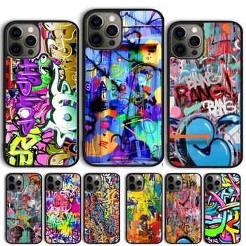 In Farebné Graffiti Rainbow Telefón puzdro Pre iPhone 15 11 13 14 Pro Max 12 mini 6 7 8 Plus X XS Max SE 2020 XR Fundas