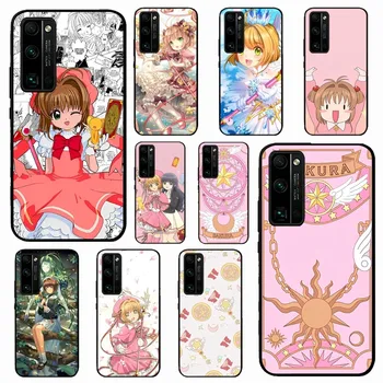 Japonské Anime C-Cardcaptor S-Sakura Telefón puzdro Na Huawei Honor 10 lite 9 20 7A pro 9X pro 30 pro 50 pro 60 pre 70 pro plus