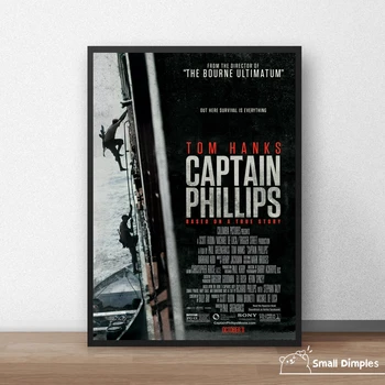 Kapitán Phillips Klasický Filmový Plagát Plátno Art Print Domáce Dekorácie Nástenné Maľby ( Bez Rámu )