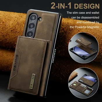 Kožené Mobilný Telefón, Peňaženku, Tašku obal pre Samsung Galaxy Z Násobne 5 4 Fold4 Fold5 Zložiť 3 Fold3 5G Zfold5 Držiteľa Karty Skladacie Coque