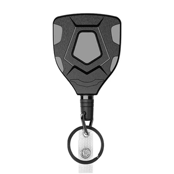 Krúžok na Lezenie Ťažkých Cievky ID Odznak Prenosné Anti Prehral S Opasok Držiteľ Ocele Kábel Sklápateľné Vonkajšie Keychain