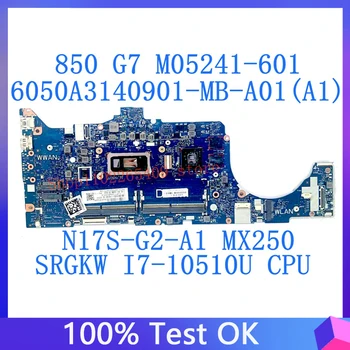 M05241-601 M05241-001 Pre HP 850 G7 Notebook Doske W/ SRGKW I7-10510U CPU N17S-G2-A1 MX250 100%Testované OK 6050A3140901-MB-A01