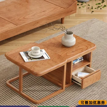 Masívneho dreva konferenčný stolík výška a výška zmes Nordic čerešňového dreva malé domáce vysoké a nízke Japonský čajový stolík