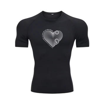 Mentálne Zdravé Povedomia Tričko Srdce Semi-Hrubého Čreva Anti Samovražda T-Shirt Tees Nový Dizajn, Tlač Bavlna Muž Tshirts Geometrických Tlač