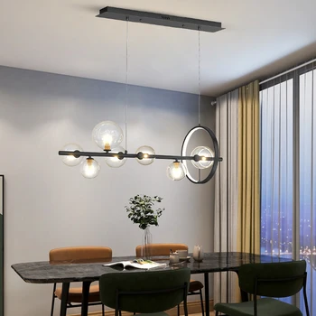 Moderné Stropné Luster Obývacia Izba LED Luster Spálňa Sklenené Závesné Lampy, Kuchyne, Domáce Dekorácie, Svietidlá