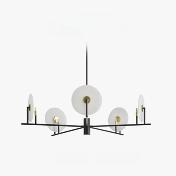 Moderný minimalistický španielsky mramoru luster dizajnér umenie obývacia izba jedáleň štúdia spálňa svetlo