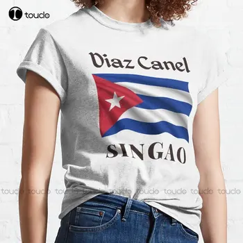 Nové Diaz Canel Singao Diaz Canel Singao Kuba Klasické T-Tričko Bavlna Tee Tričko Nadrozmerné T Košele Pre Mužov Módne Legrační Nové