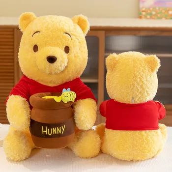 Nové Disney Winnie The Pooh Plyšové Roztomilý Kreslený Plnené Plushie Big Bear Bábika Anime Plyšový Vankúš Hračky Honey Pot Pú Dieťa na Darčeky
