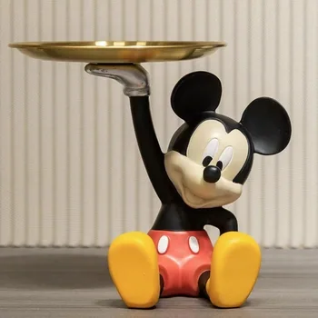 Nové Kawaii Karikatúra Disney Mickey Mouse Zásobník Ozdoby Obrázok Domov Komfortná Obývacia Izba, Spálňa, Tv Skrinka Roztomilý Dekorácie Prítomný