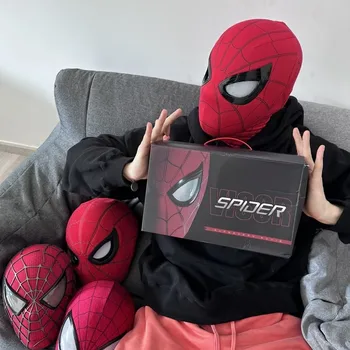 Nový Spider-Man Žiadny Spôsob, Ako Doma, Spider Man Maska Luxusné Prilba Diaľkové Oči Hnuteľného Maska Cosplay Maska Model Dekorácie Maska Hračky Darček