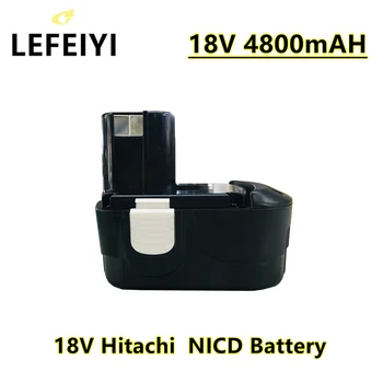 Náradie Náhradné Batérie 4.8 Ah 18V NI-CD pre Hitachi Vrták EB1820 EB1812 EB1814 BCC1815 EB1830H EB1833X EB18B