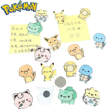 Pokémon Pikachu Cartoon Chladnička Magnety Roztomilý Squirtle Tabule Tabuľa Samolepky Photo Message Board Nálepky Domova