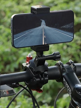 Požičovňa Akcia Fotoaparát Bike Mount Držiak Nastaviteľné Riadítka Upevnite Držiak O 360°Rotácia Monitor Na Stenu Pre Akciu 4 Kamery