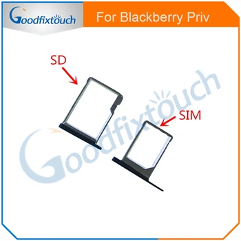 Pre Blackberry Kúpeľňou Sim Kartu, Držiak Slot + Micro SD Kartu Náhradné Diely, Čierne