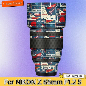 Pre NIKON Z 85mm F1.2 S Objektívom Nálepky Ochranný Kože Odtlačkový Vinyl Zábal Film Anti-Scratch Chránič Kabát 85 1.2 F/F 1.2/1.2 S