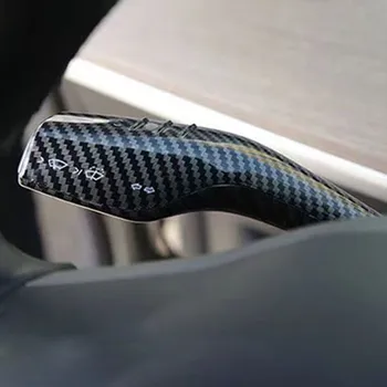Pre Tesla Model 3 Y Konzoly, Volantu, Pádlo Páky Shift Stierač Výbava Kryt Protector Carbon Vzor Interiéru Auto Príslušenstvo