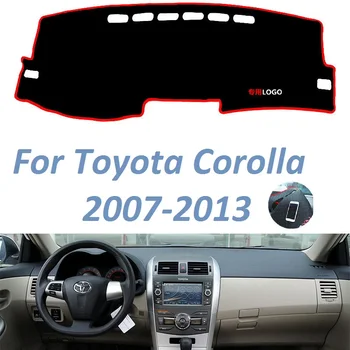 Pre Toyota Corolla 2007 2008 2009 2010 2011 2013 Strane Disku Non Slip Panel Kryt Mat Slnečník Nástroj Koberec Auto Accessor